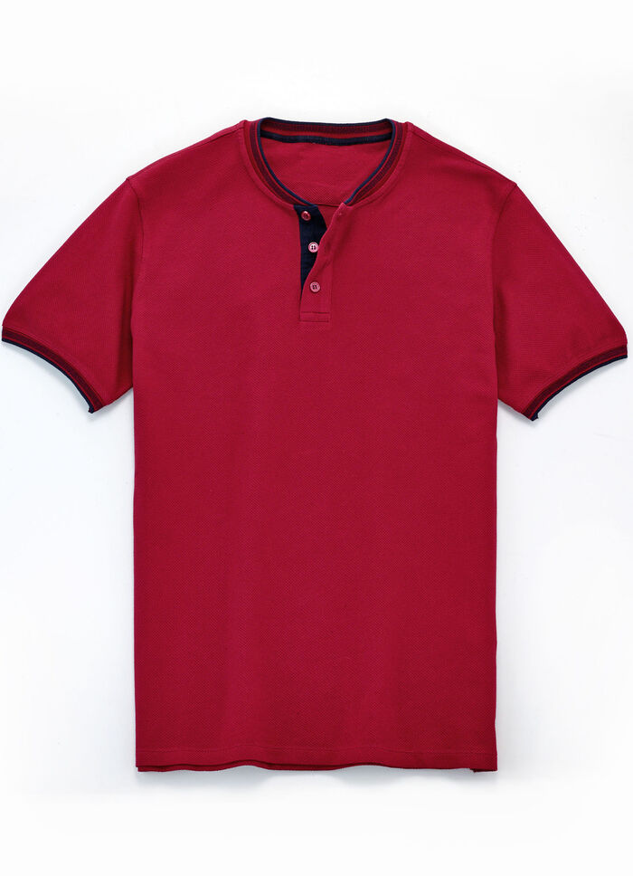 Shirt in 3 Farben DUNKELROT