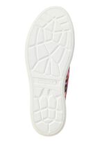 Waldl&auml;ufer Sneaker mit Streuglitzer und Leo-Druck 