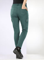 Cargohose in 5-Pocket-Form FLASCHENGR&Uuml;N