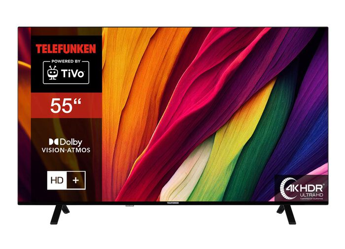 Telefunken XUTO750S 4K-UHD LED Fernseher SCHWARZ