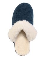 Warme Damen-Hausschuhe, Weite H, mit Wolle 