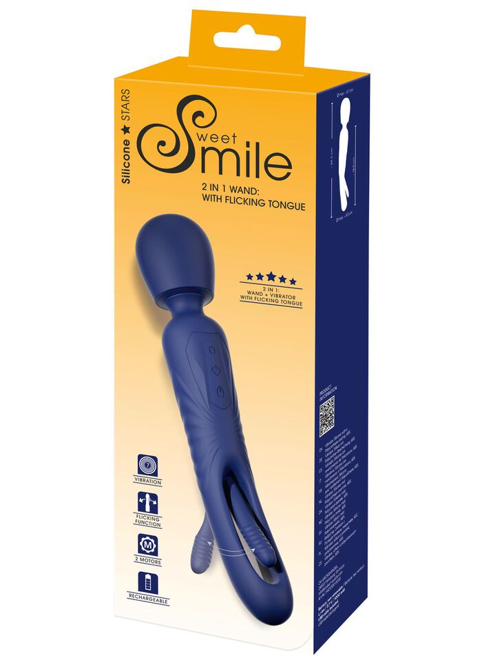 Handlicher 2in1 Massagestab 