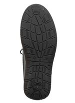 Schn&uuml;r-Boots aus schattiertem Rind-Nappaleder SCHWARZ