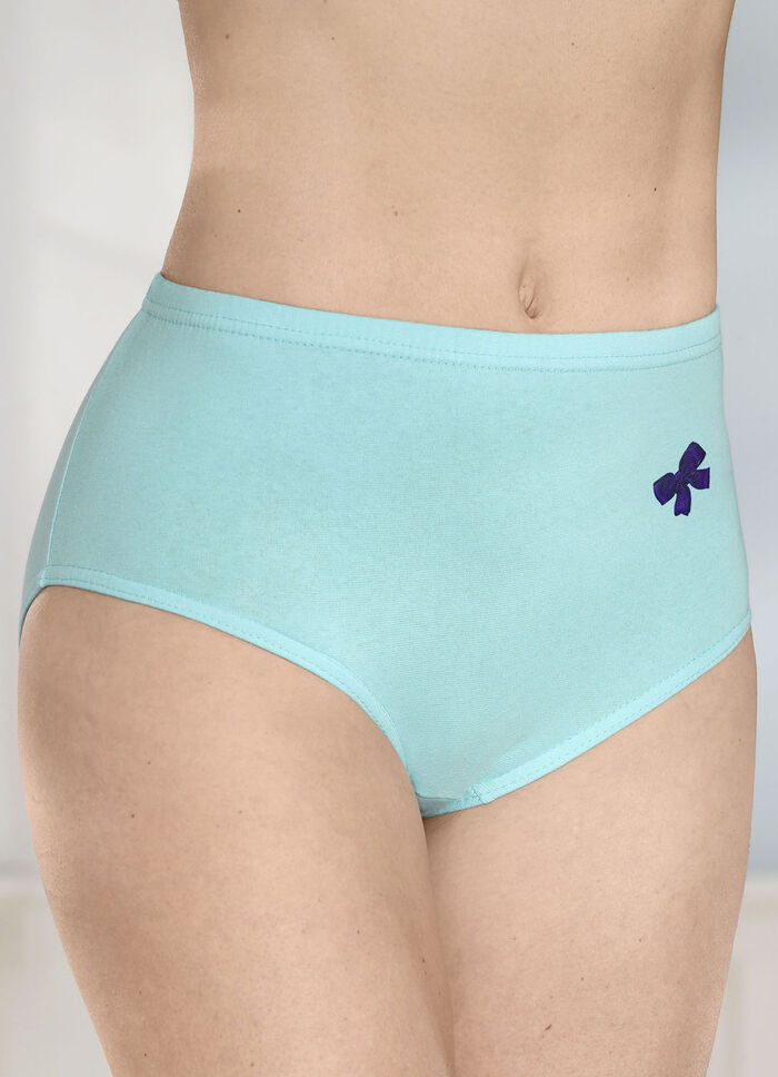 Viererpack Slips mit Gummizug im Bund 