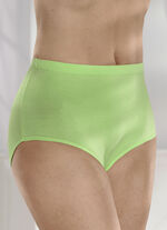 Fünferpack Slips mit Gummizug APFELGRÜN
