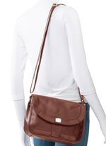 Laurina, Tasche, Damen, mit verstellbarem Umh&auml;ngeriemen MARONE