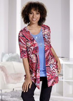 2-teiliges Set bestehend aus Shirtjacke und Trägershirt 