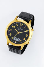 Funk-Damenuhr mit Diamant von Mike Ellis New York