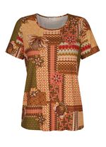 Shirt in gepatchter Optik  