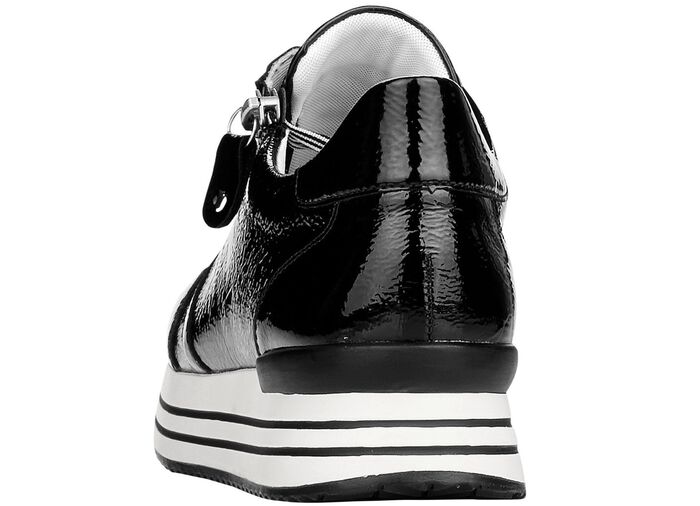 Remonte Sneaker mit effektvoller Schn&uuml;rung SCHWARZ