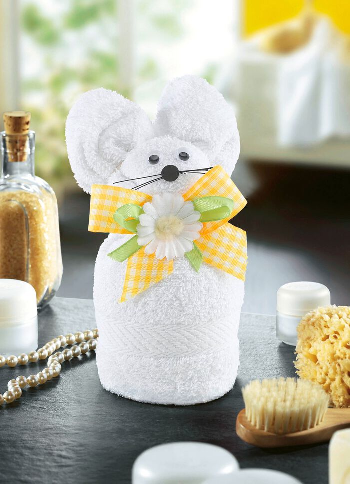 Frottier-Fr&uuml;hlingsmaus in kuschelweicher Qualit&auml;t 