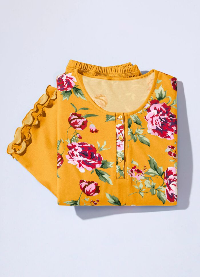 Zweierpack Schlafanz&uuml;ge mit gebogten Abschl&uuml;ssen  