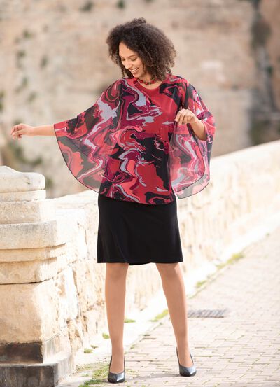 Kleid in angesagter Two-in-One-Optik 