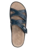 ELENA EDEN Pantolette aus Nappaleder MARINE