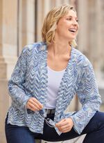 Strickjacke mit tollem Farbverlauf 