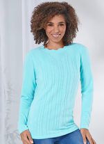 Pullover in sehr weicher Qualit&auml;t HELLT&Uuml;RKIS