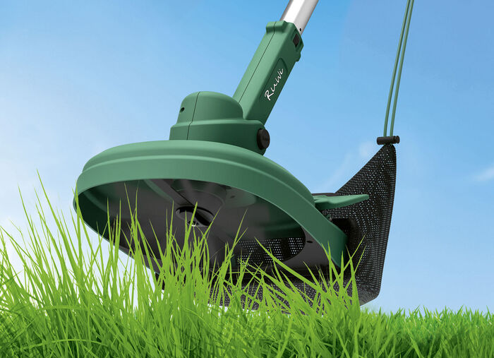 RuWi Akku-Trimmer mit Fangnetz 