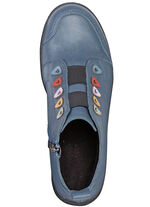 ELENA EDEN, gef&uuml;tterte Damen-Boots, Winterschuhe, Weite H, mit herausnehmbarem Fu&szlig;bett JEANS