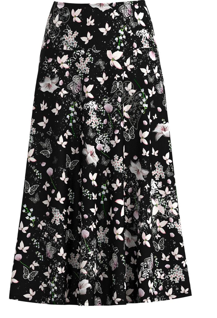 Rock mit figurg&uuml;nstiger Passe 