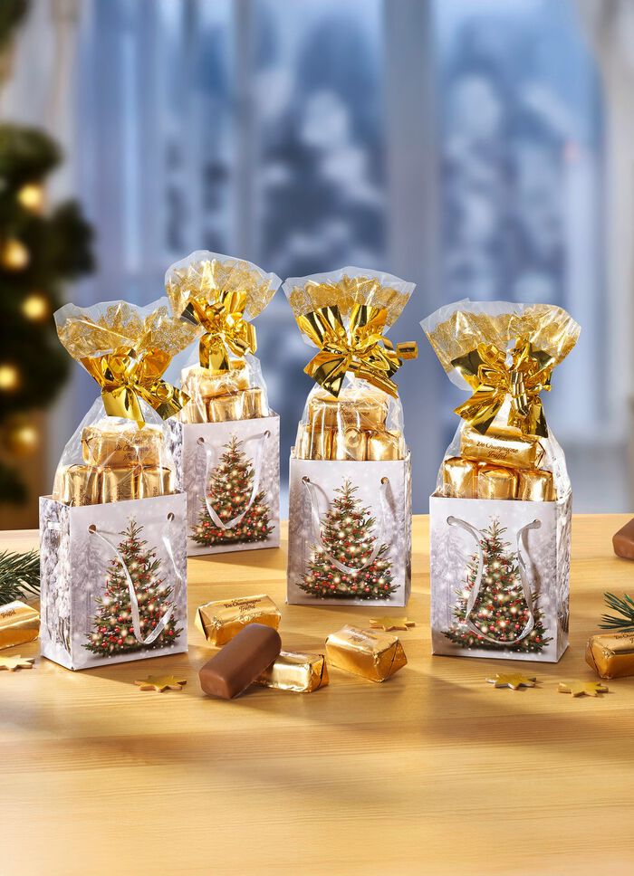 Weihnachtsbaum-T&uuml;tchen, 4er-Set 