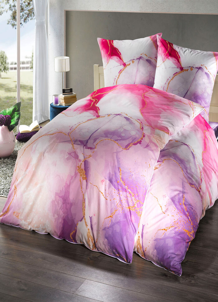 Soft-Renforcé Bettwäsche-Garnitur von Florella HIMBEERE