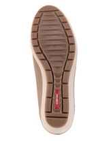 ELENA EDEN, bequeme Damen-Ballerinas, Weite G, mit herausnehmbarem Fu&szlig;bett TAUPE