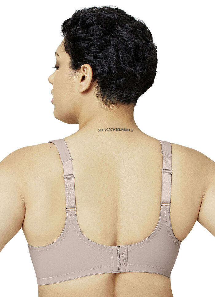 Glamorise Stütz-BH mit Stickereispitze TAUPE