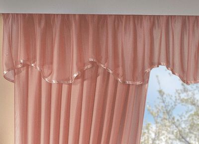 Querbehang mit Universalschienenband 