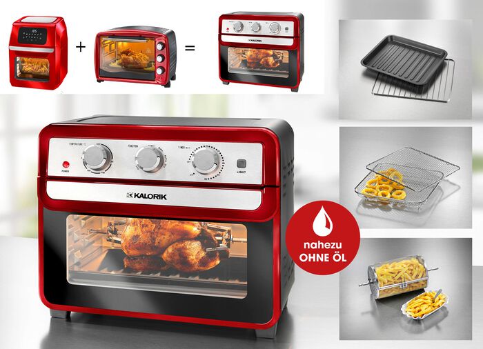 Hei&szlig;luft-Ofen &ndash; ersetzt Backofen und Fritteuse 