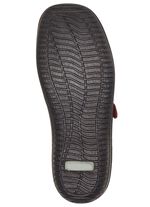 ELENA EDEN, bequeme Damen-Slipper, Weite G, mit herausnehmbarem Fu&szlig;bett BURGUND