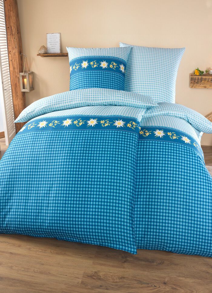 Bettw&auml;sche-Garnitur mit Rei&szlig;verschluss 