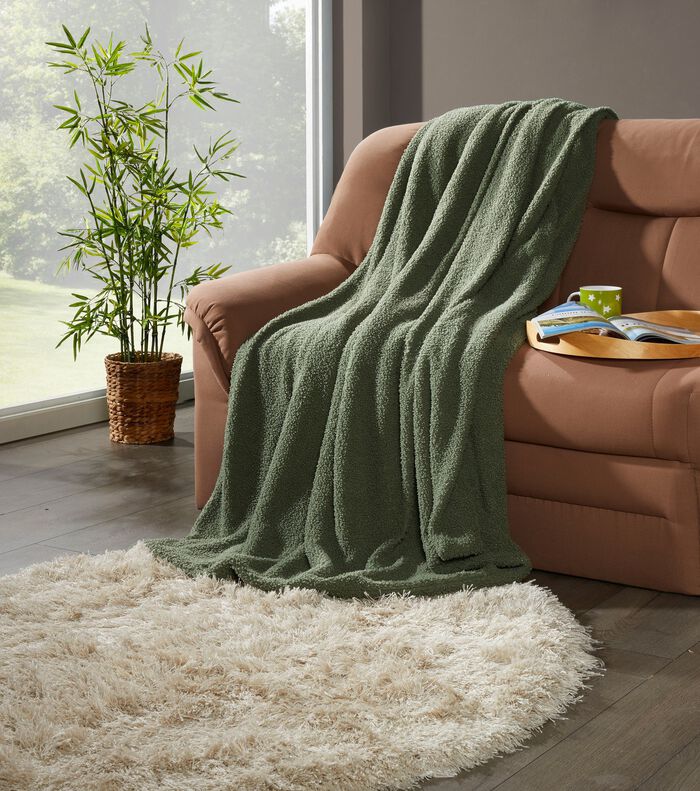 Wohndecke aus Teddy-Pl&uuml;sch 