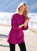 Longshirt mit seitlichen Eingrifftaschen 