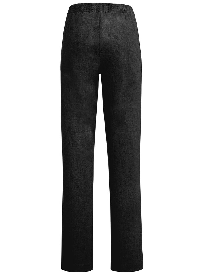 Hose in modischer Weite SCHWARZ