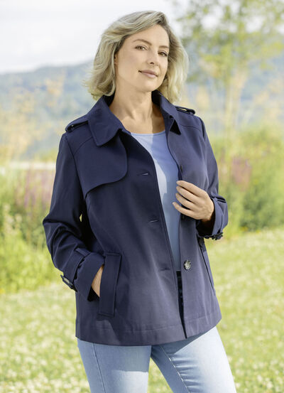 Jacke in Trench-Optik 