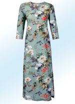 Nachthemd, wadenlang mit 3/4-langen &Auml;rmeln 