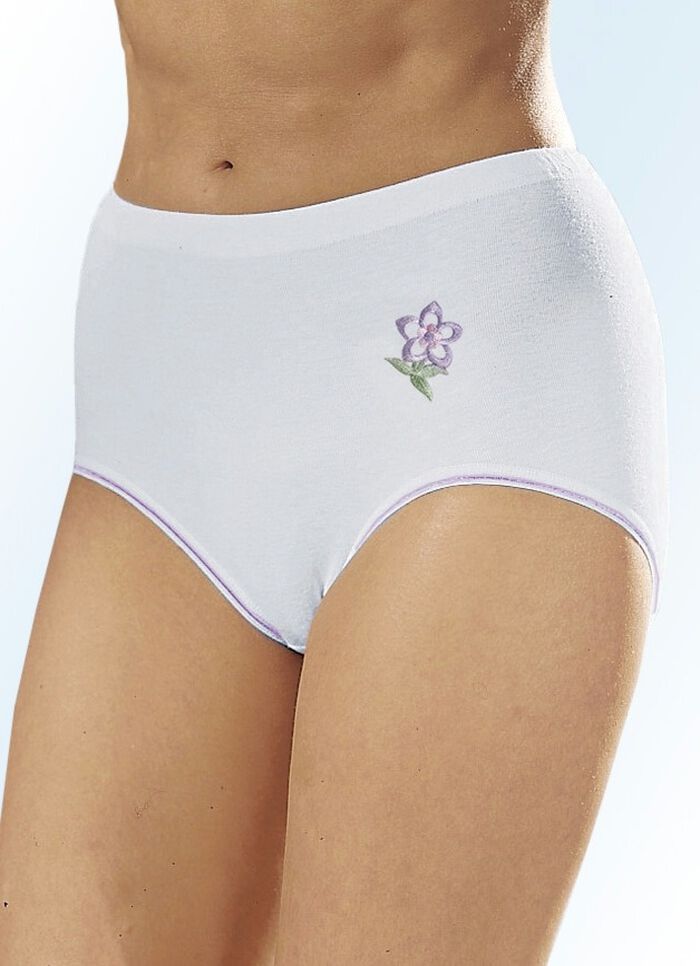 Speidel F&uuml;nferpack Slips mit Stickereimotiv 