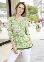 Shirt-Tunika mit Manschetten&auml;rmeln 