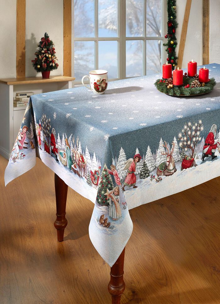 Tisch- und Raumdekoration aus Gobelin 