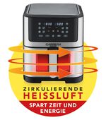 Digitale Hei&szlig;luftfritteuse mit LED-Touch-Display 