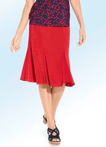 6-Bahnenrock in modischer Godet-Form 