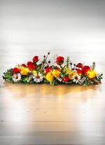 Tischaufleger mit LED-Micro-Lichterkette 