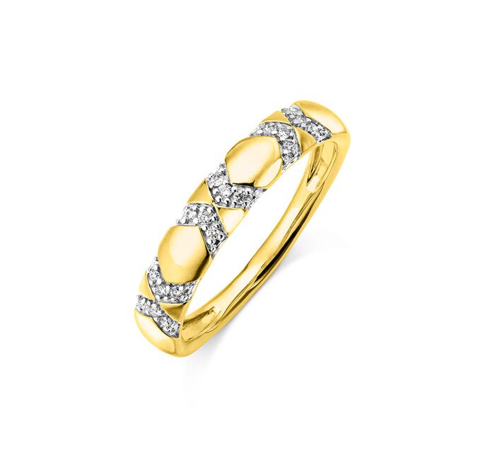 Edel im Design: Brillant-Damenring 