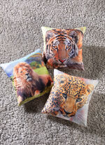 Kissenbez&uuml;ge mit Raubtiermotiv 