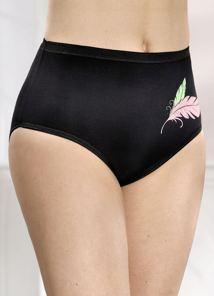 Dreierpack Slips mit Druckmotiv 