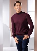 Pullover mit Stehkragen in 4 Farben 
