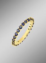 Edler Memoire-Ring mit Safir 
