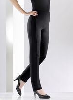 Hose mit figurgünstiger Teilungsnaht SCHWARZ