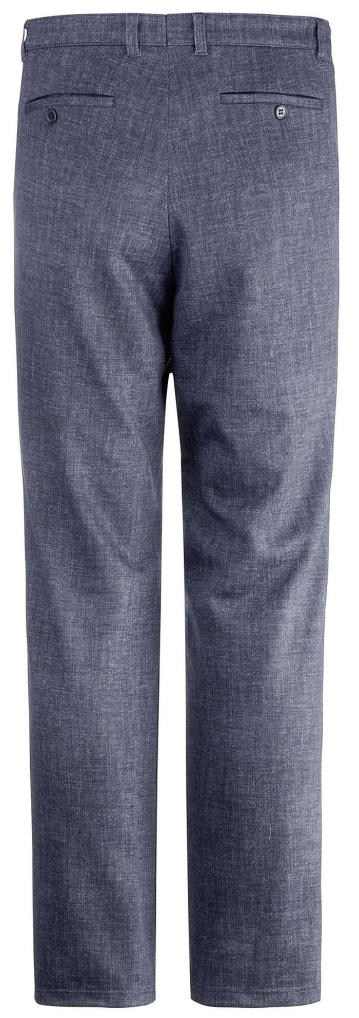  "Klaus Modelle"-Hose in 4 Farben DUNKELBLAU MELIERT