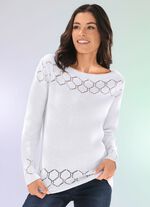 Pullover mit recycelter Baumwolle 